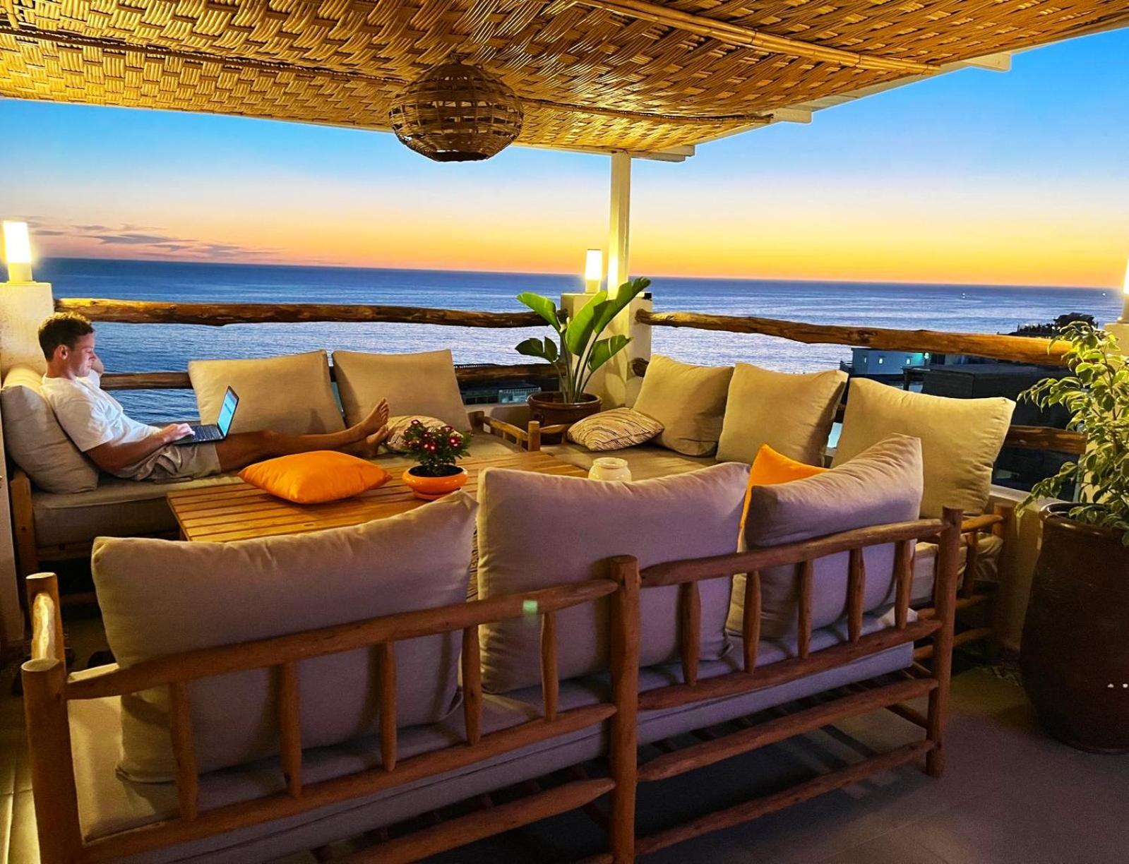 Bigblue Surf Hostel & Coworking Space - Taghazout (Adults Only) Azazoul Kültér fotó